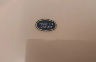 Set di 2 Piatti in Ceramica Giapponese Pavoni