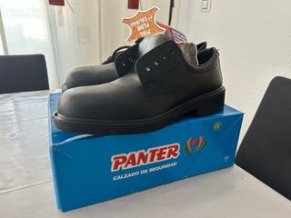 Zapato Seguridad (Ejecutivo) Panter Negro Piel