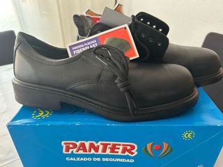 Zapato Seguridad (Ejecutivo) Panter Negro Piel