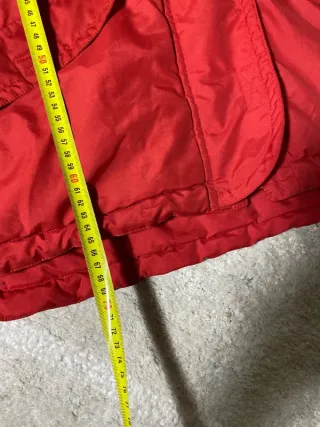 Chaqueta Deportiva Champion Roja Ancha Retro