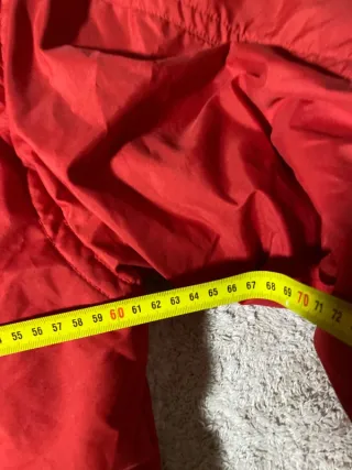 Chaqueta Deportiva Champion Roja Ancha Retro