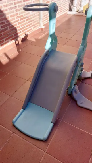 PARQUE INFANTIL CON TOBOGAN/COLUMPIO/CANASTA