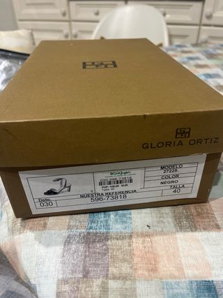 Sandalias Gloria Ortiz Negras Talla 40