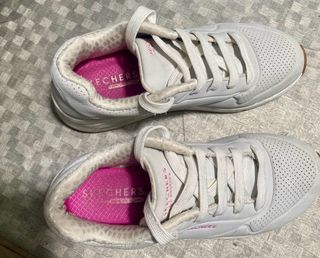 Zapatillas Skechers Talla 33 Blancas
