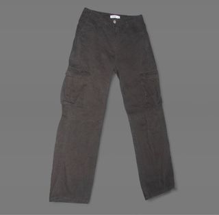 Pantalones Cargo Pull&Bear Negros Talla 36 Mujer