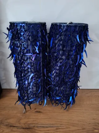 Confezione di 2 Lampade Decorative Blu