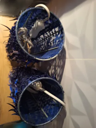 Confezione di 2 Lampade Decorative Blu