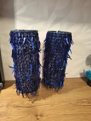 Confezione di 2 Lampade Decorative Blu