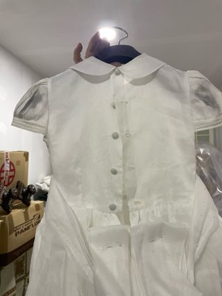 Vestido de comunión blanco talla 8