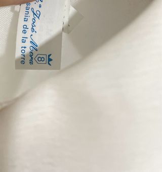 Vestido de comunión blanco talla 8