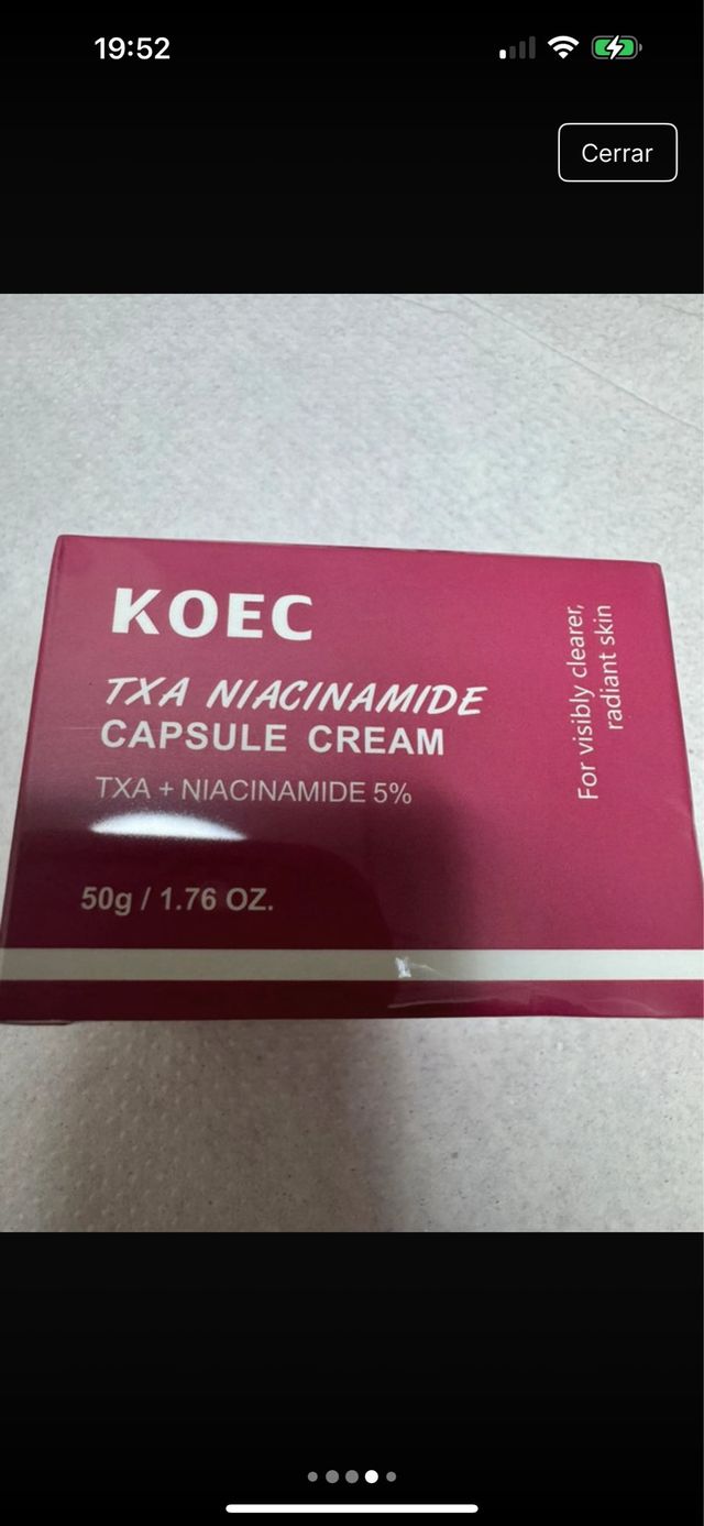 Crema KOEC TXA Niacinamide Capsule 50g