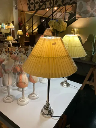 Pantallas de seda para lámparas