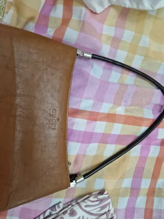 Mini Borsetta Gucci in pelle cammello