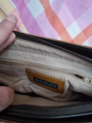 Mini Borsetta Gucci in pelle cammello