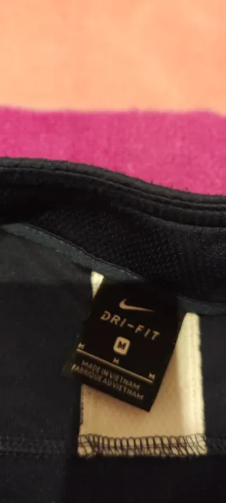 Camiseta Nike azul marino Media Cremallera