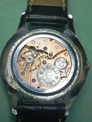 Lanco Sarcar Geneve 17 Rubis Orologio Uomo