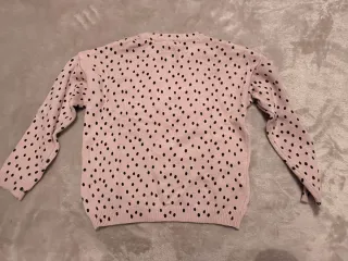 Jersey niña rosa lunares corazón 7-8 años