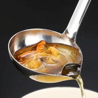 Mestolo Separatore Olio/Zuppa Acciaio Nuovo