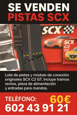 Pistas y Módulo SCX C2 GT