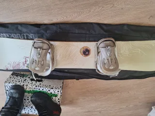 Tabla Snow, Fijaciones y Botas Nitro