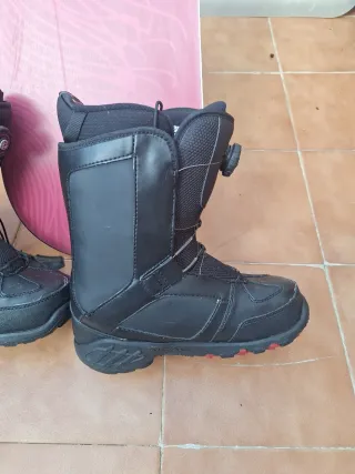 Tabla Snow, Fijaciones y Botas Nitro