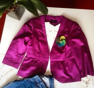 Blazer Tintoretto Morado Multicolor