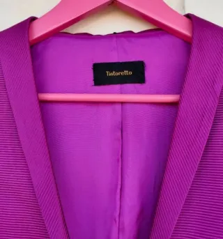 Blazer Tintoretto Morado Multicolor