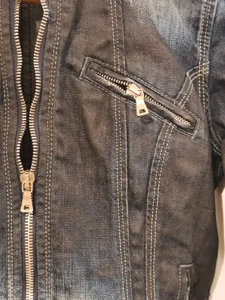 Cazadora vaquera Pepe Jeans negra/azul