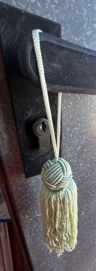 Pompón pasamanería verde claro