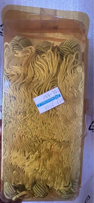 Pompón pasamanería verde claro