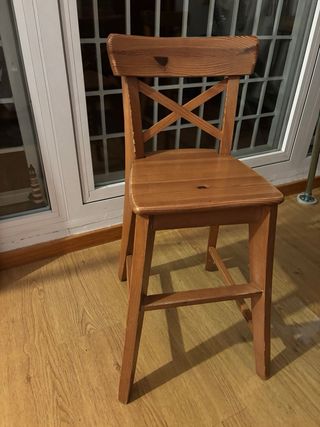 Silla alta madera Ikea niñ@s