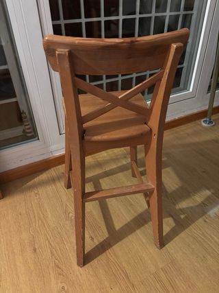 Silla alta madera Ikea niñ@s