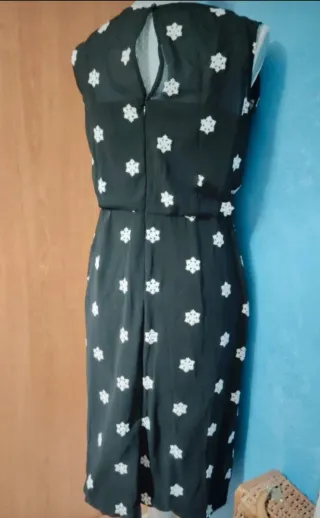 Vestido Voodoo Vixen Negro Estampado