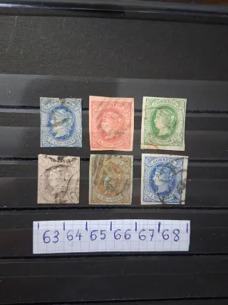 Sellos España 1864 Serie Completa