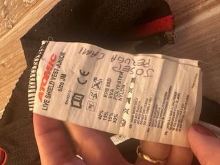 Protección Espalda Esquí ATOMIC. Talla Junior M.