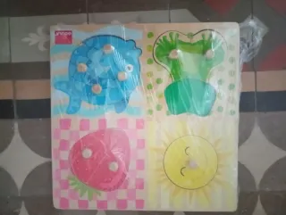 Puzzle de madera Goula 4 piezas