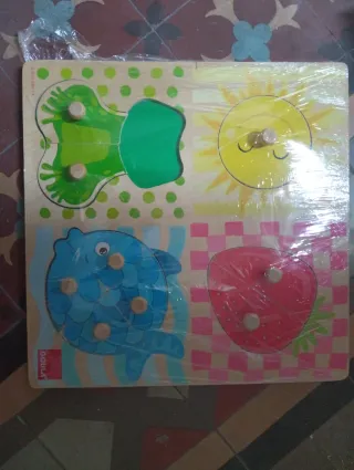 Puzzle de madera Goula 4 piezas