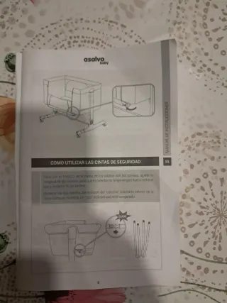 Minicuna Asalvo con colchón 50€