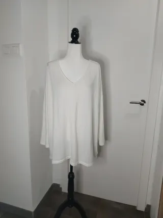 Jersey oversize blanco