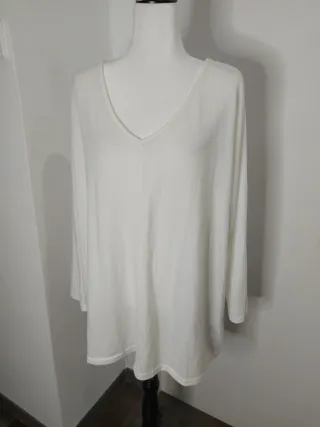 Jersey oversize blanco