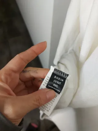 Jersey oversize blanco