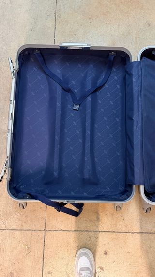 Maleta Grande Bricks Rígida Resistente Marrón