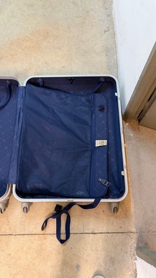 Maleta Grande Bricks Rígida Resistente Marrón