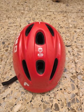 Casco bici infantil rojo
