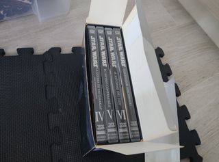 4 DVDs Star Wars Trilogía