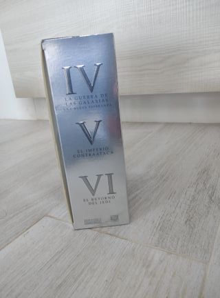 4 DVDs Star Wars Trilogía