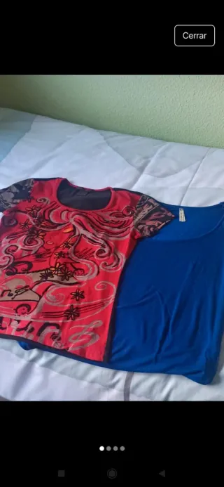 2 camisetas de verano T/S y T/XL