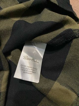 Camisa Peter Hahn cuadros mujer T40