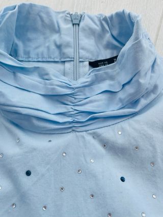 Blusa Zara Talla XS con pedrería