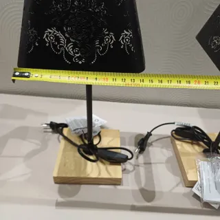 Coppia Lampade Tavolo Comodino Design